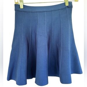 Herve Leger Authentic Royal‎ Blue Sabine Bandage Skater Skirt Women's Size XS